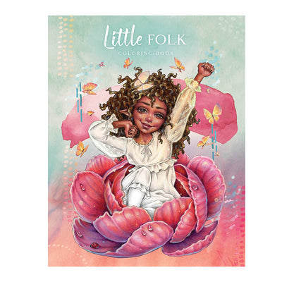 Little Folk Colouring Book by Christine Karron