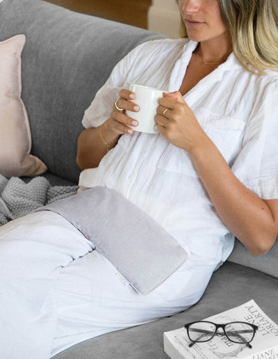 Linen Heat Pillow Relax Dove