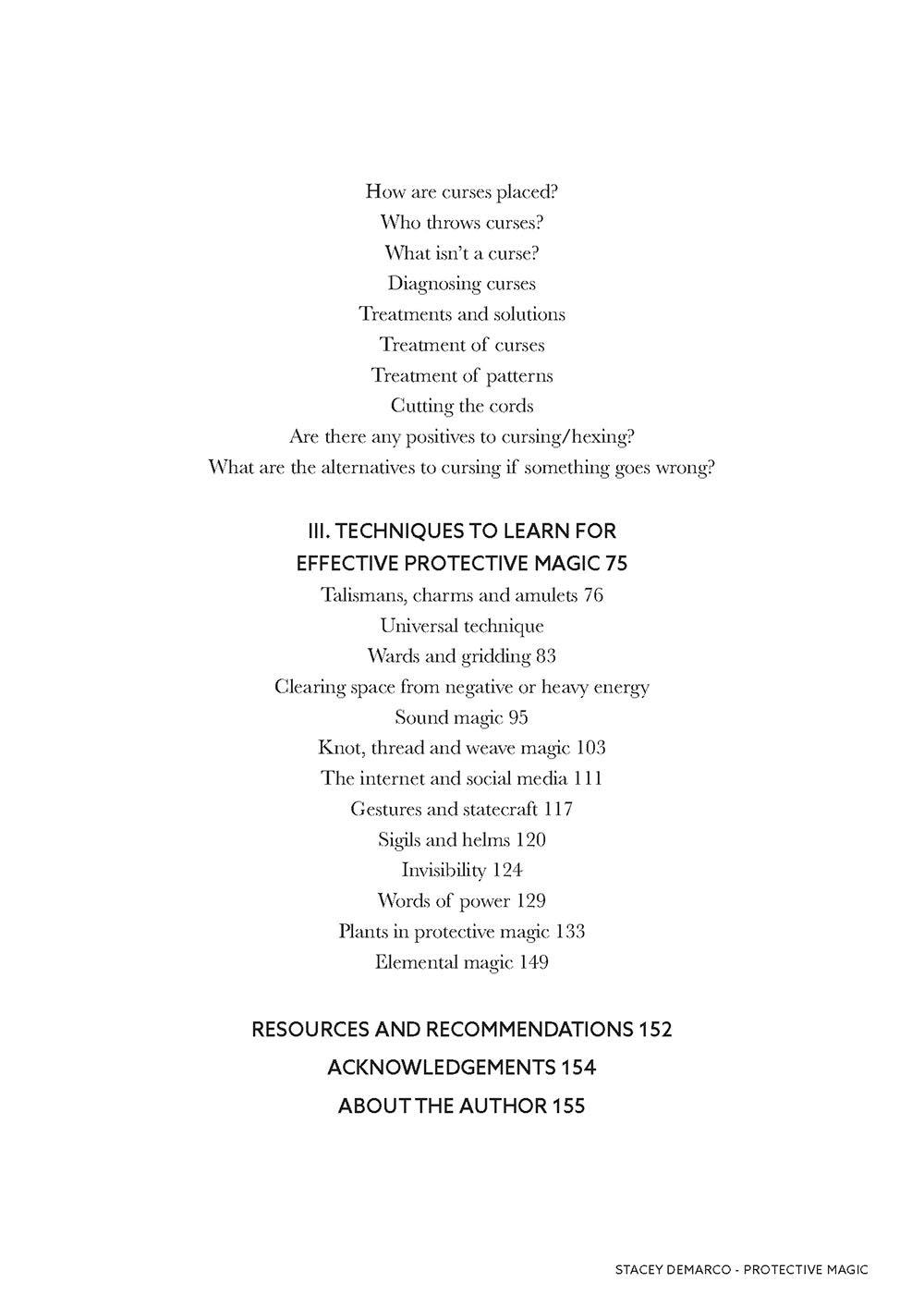 Protective Magic Book by Stacey Demarco