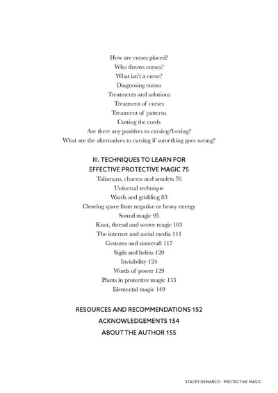 Protective Magic Book by Stacey Demarco