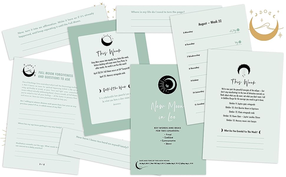 2024 Moonology Diary by Yasmin Boland