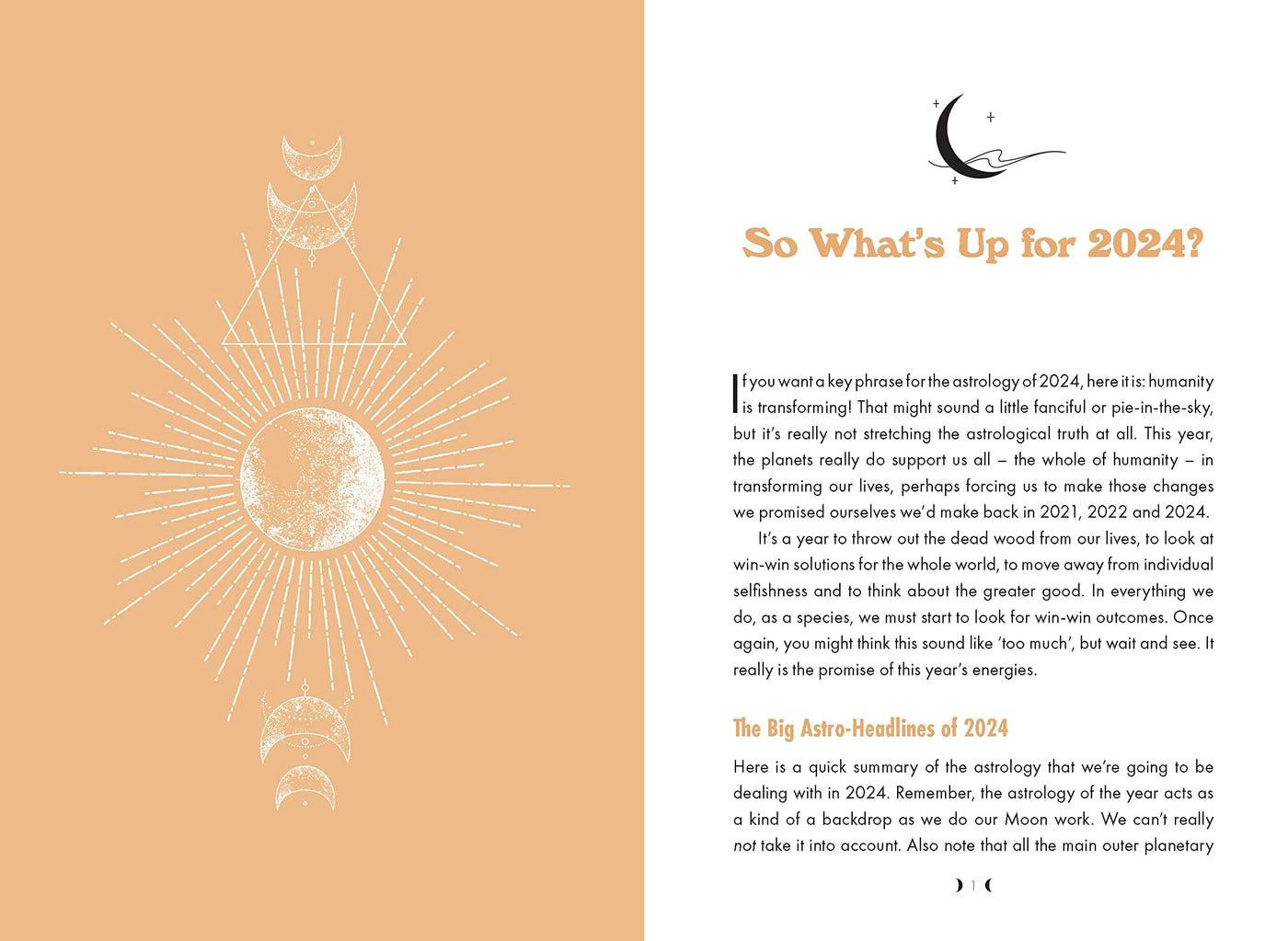 2024 Moonology Diary by Yasmin Boland