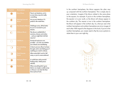 2024 Moonology Diary by Yasmin Boland