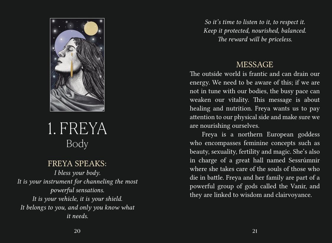 Feminine Myths Oracle Cards by Ana Novaes