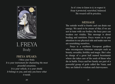 Feminine Myths Oracle Cards by Ana Novaes