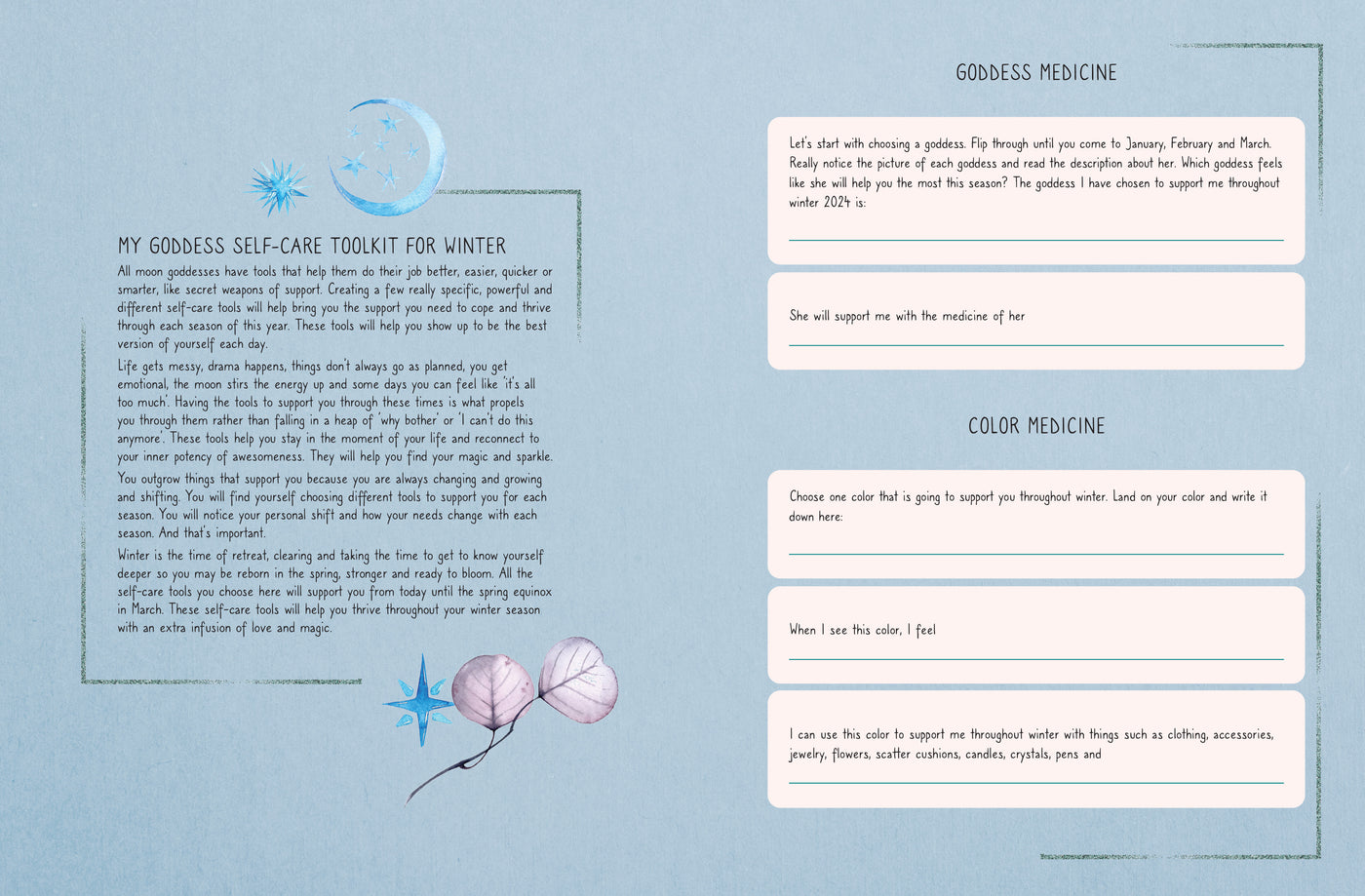 2024 Moon Goddess Diary by Nicci Garaicoa