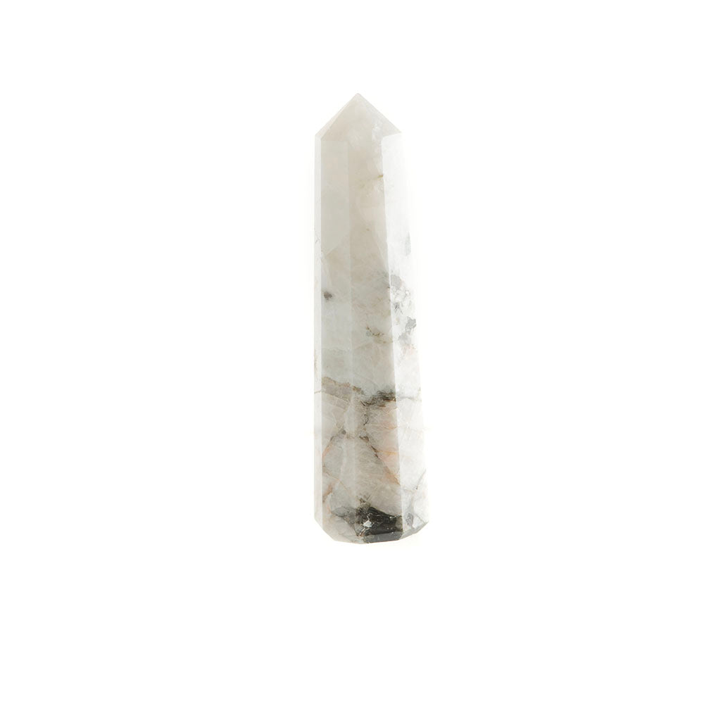 Rainbow Moonstone Point #8