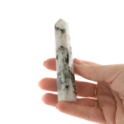 Rainbow Moonstone Point #9