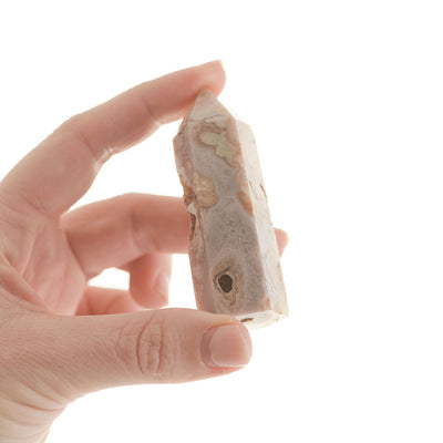 Flower Agate Point Medium #7