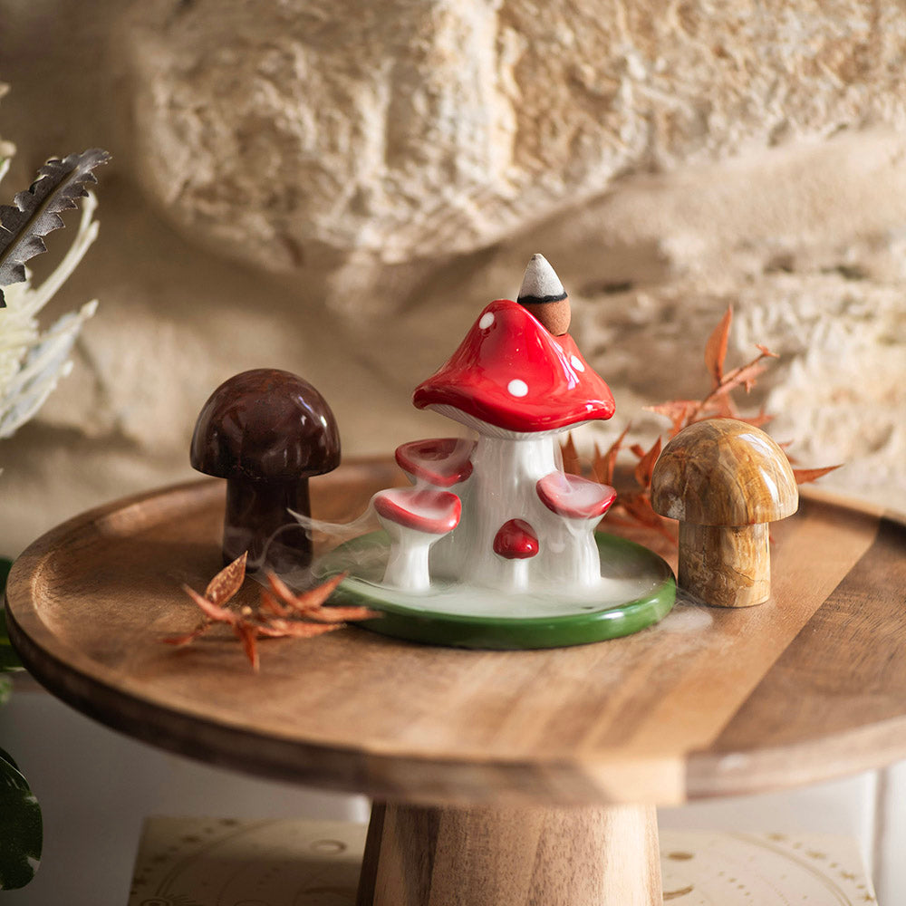 Backflow Incense Burner Mushroom