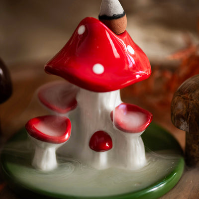 Backflow Incense Burner Mushroom