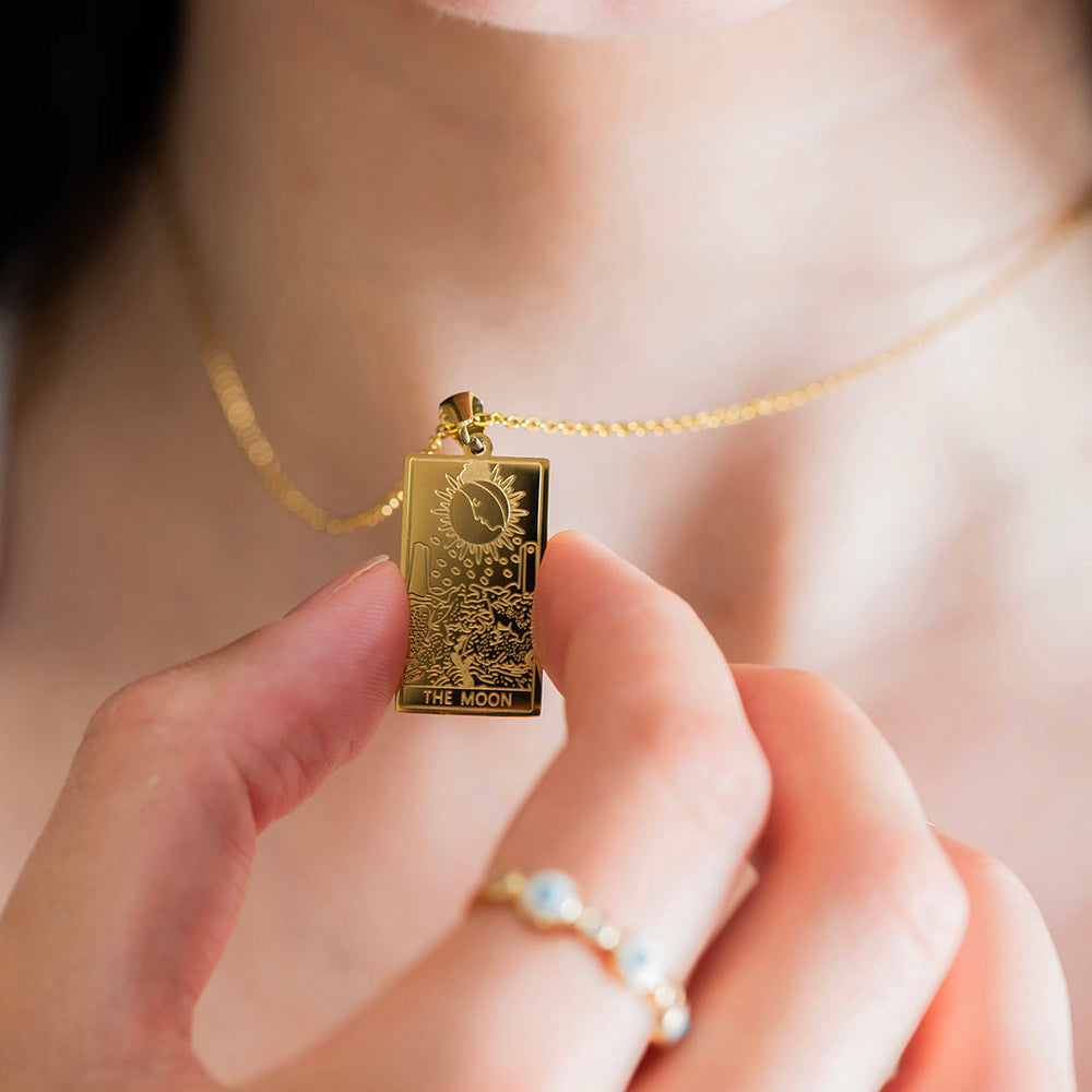 Tarot Gold Plated Necklace