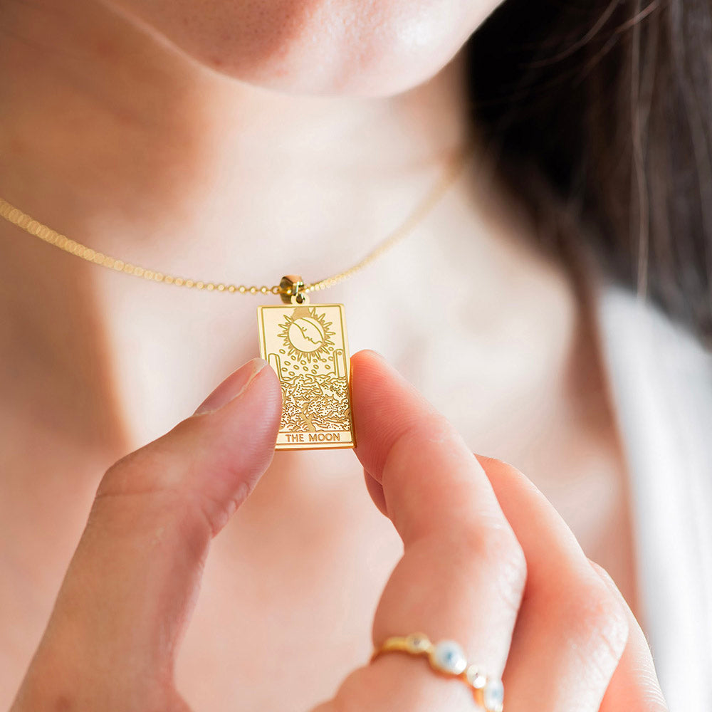 Tarot Gold Plated Necklace