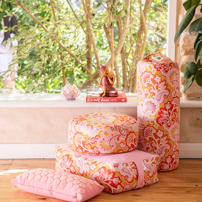 BOLSTER Psychedelic Pink/Yellow 59x21.5cm