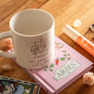 MUG Bone China Zodiac Aries 470ml