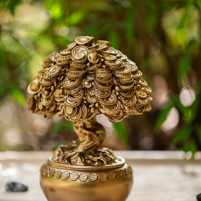 Money tree statue 15cm
