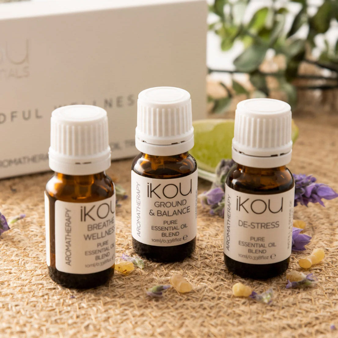 iKOU Mindful Wellness Essential Oil Trio