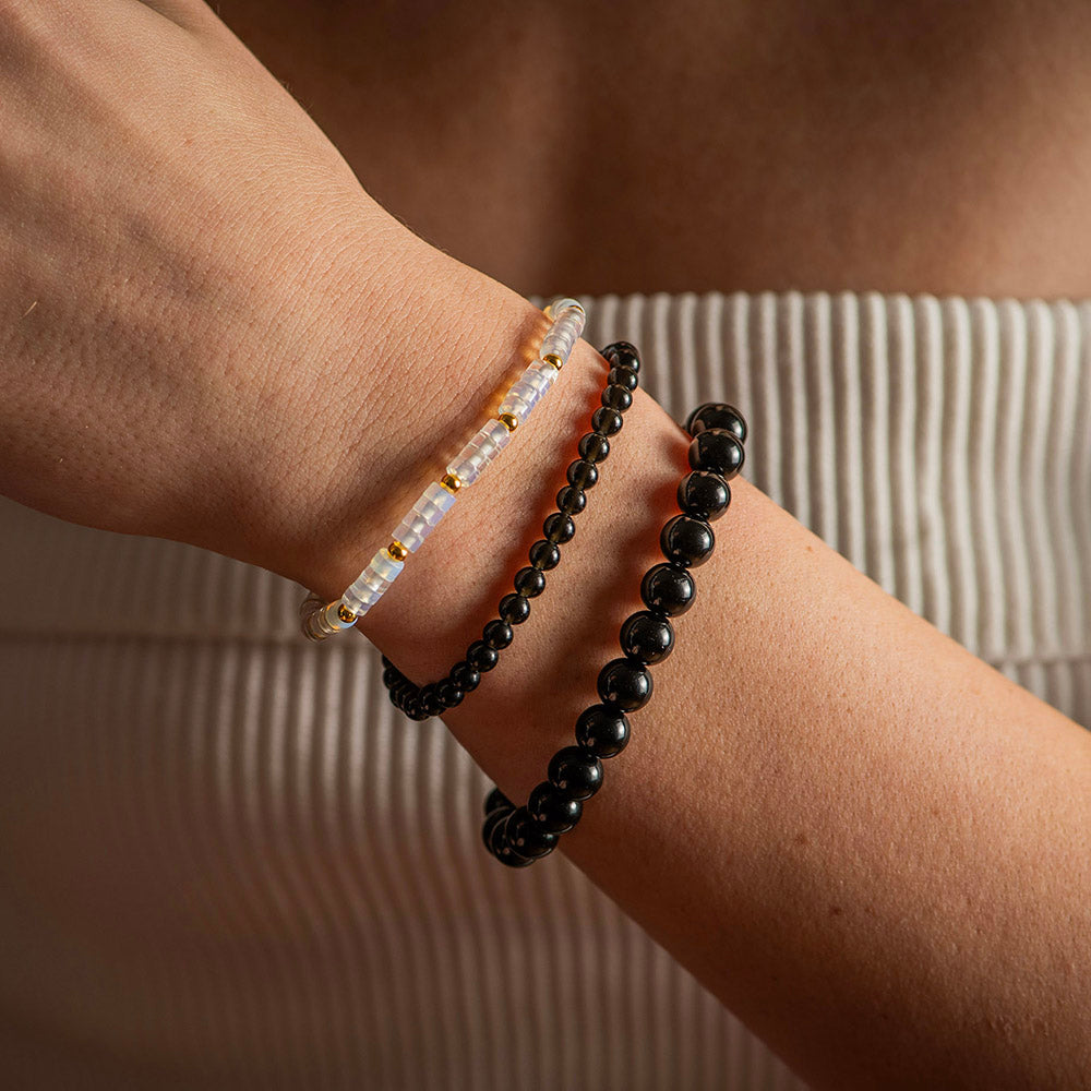 Black Obsidian Bracelet Mini Gemstone