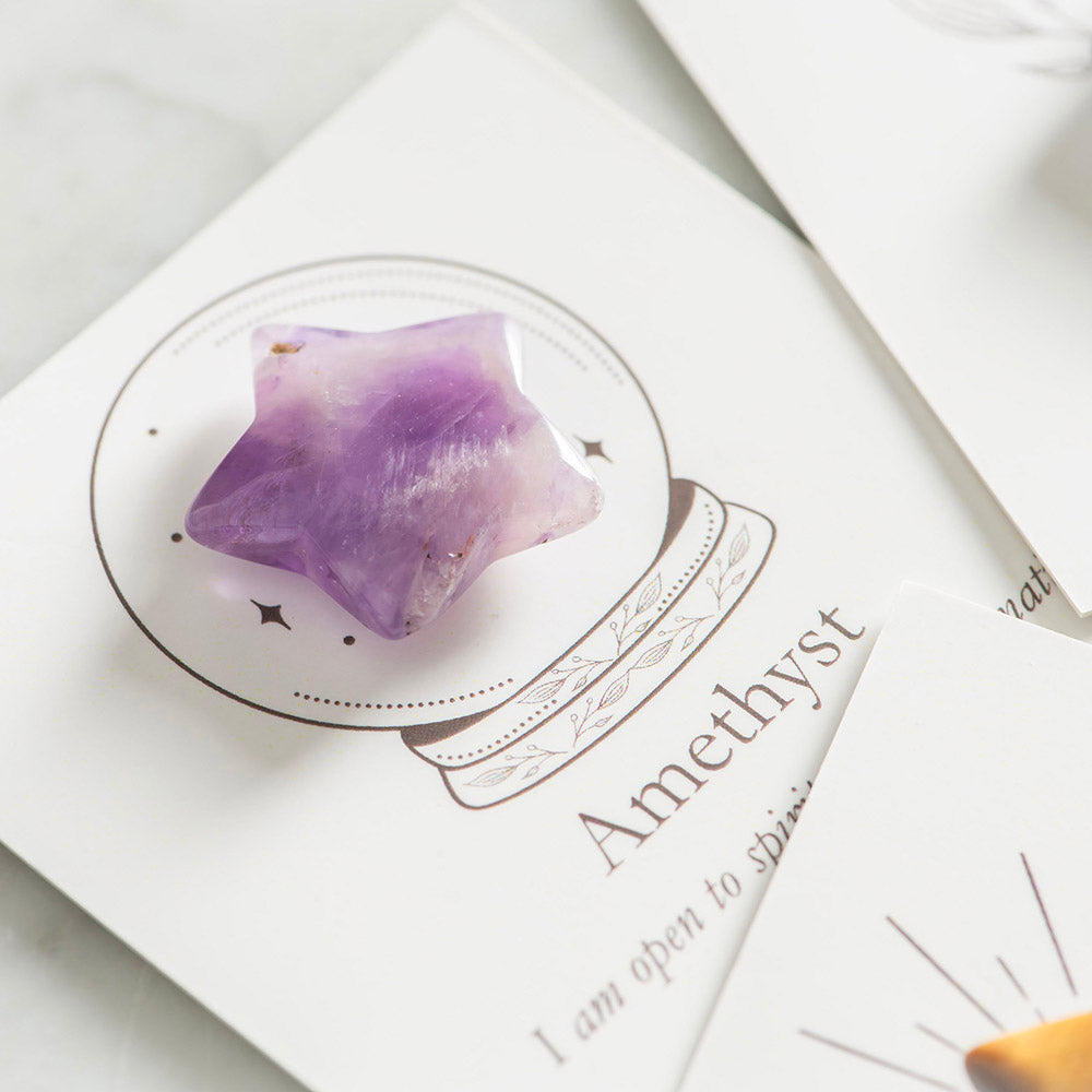 Amethyst Star Crystal Affirmation