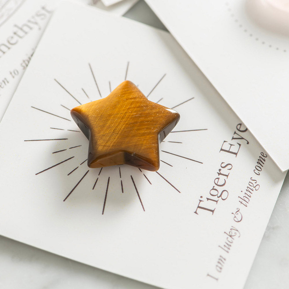 Tigers Eye Star Crystal Affirmation