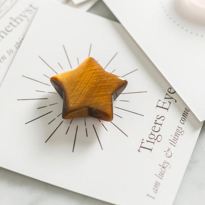 Tigers Eye Star Crystal Affirmation
