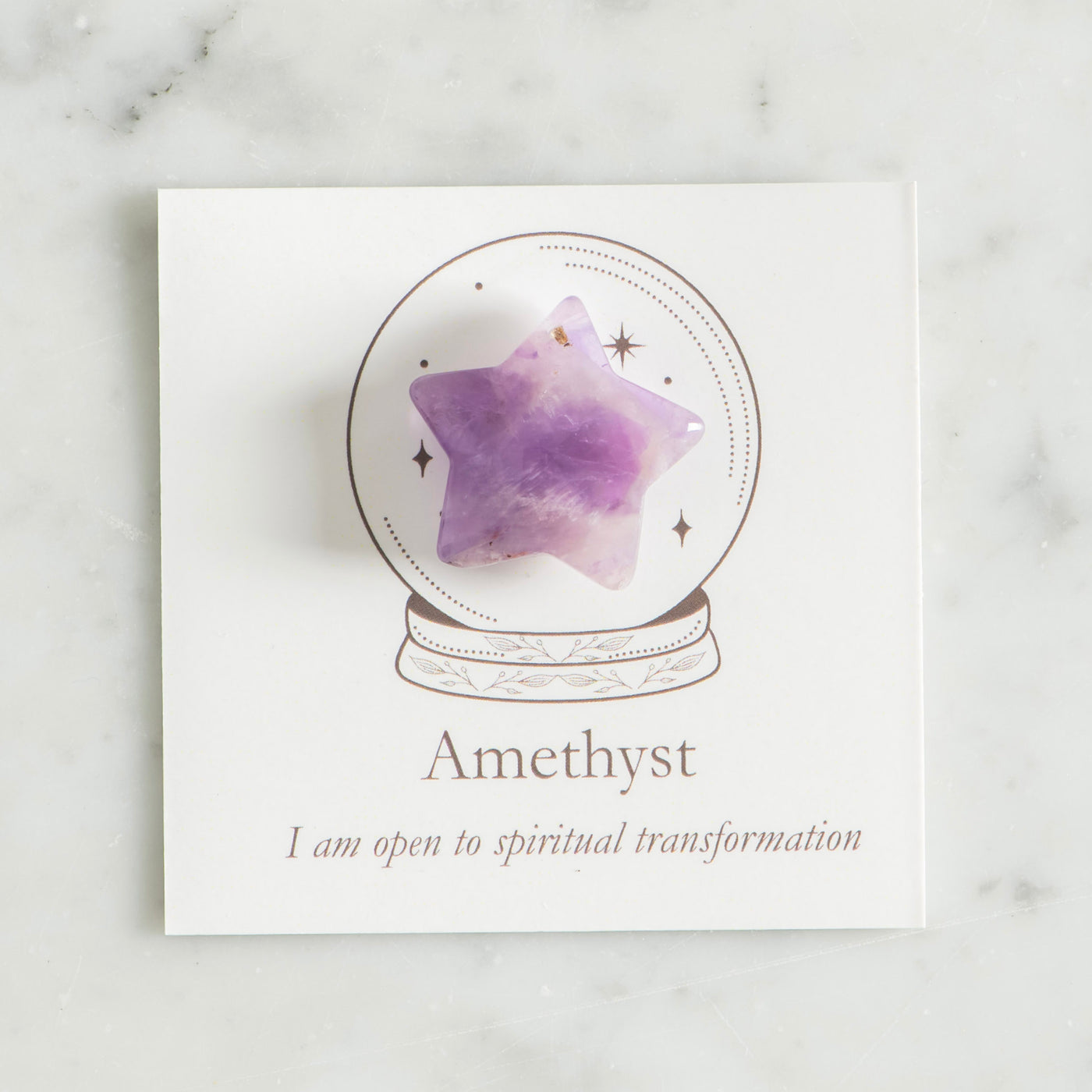 Amethyst Star Crystal Affirmation