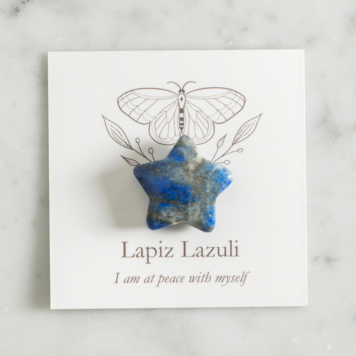 Lapis Lazuli Star Crystal Affirmation