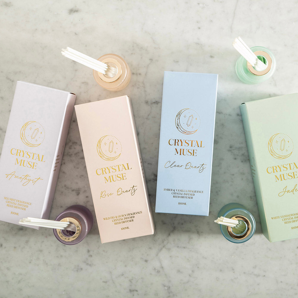 Crystal Muse Clear Quartz Diffuser 100ml