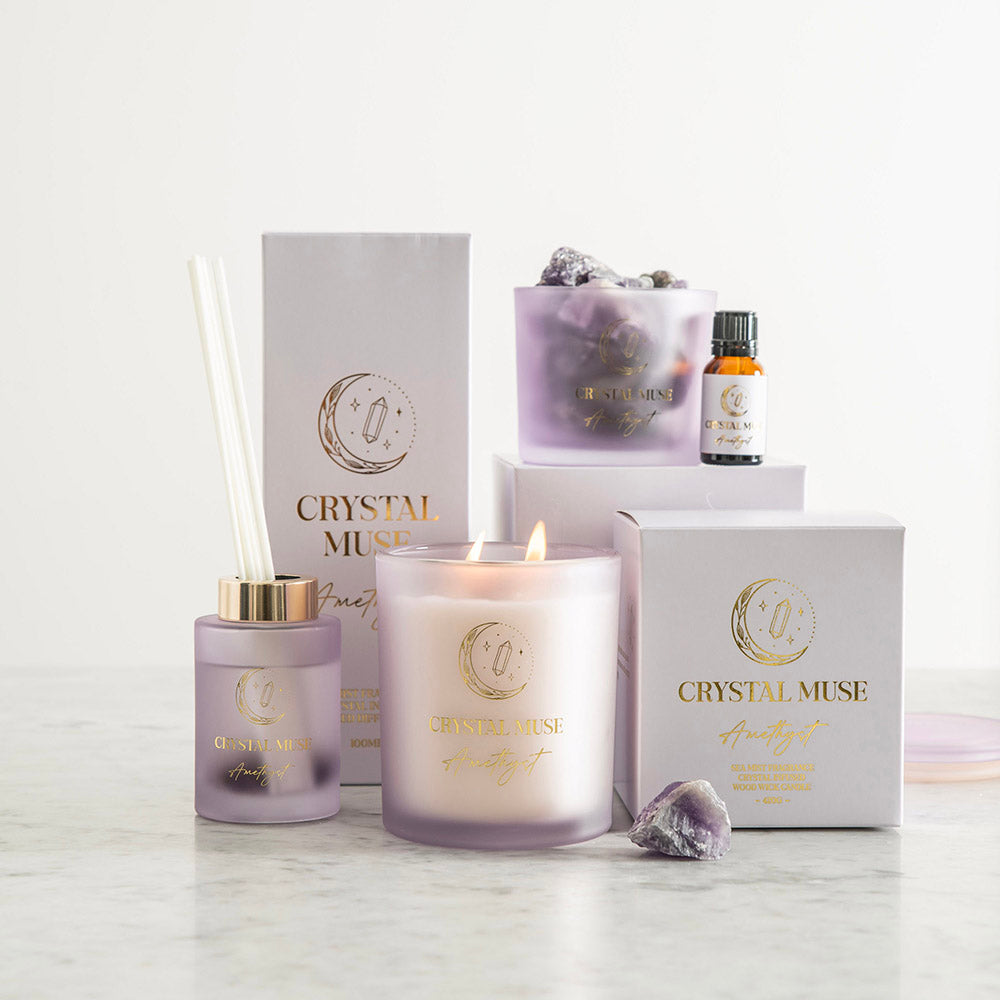 Crystal Muse Amethyst Potpourri 400g with Oil