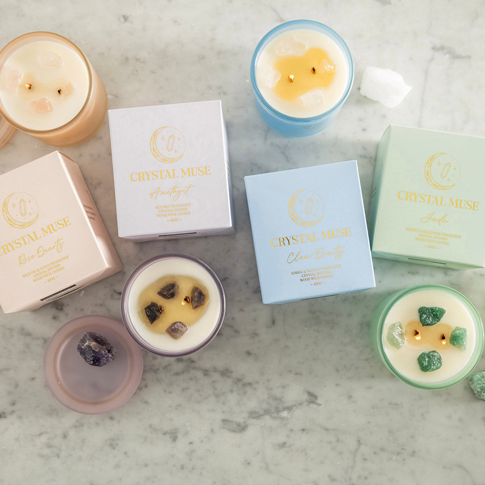 Crystal Muse Jade Candle