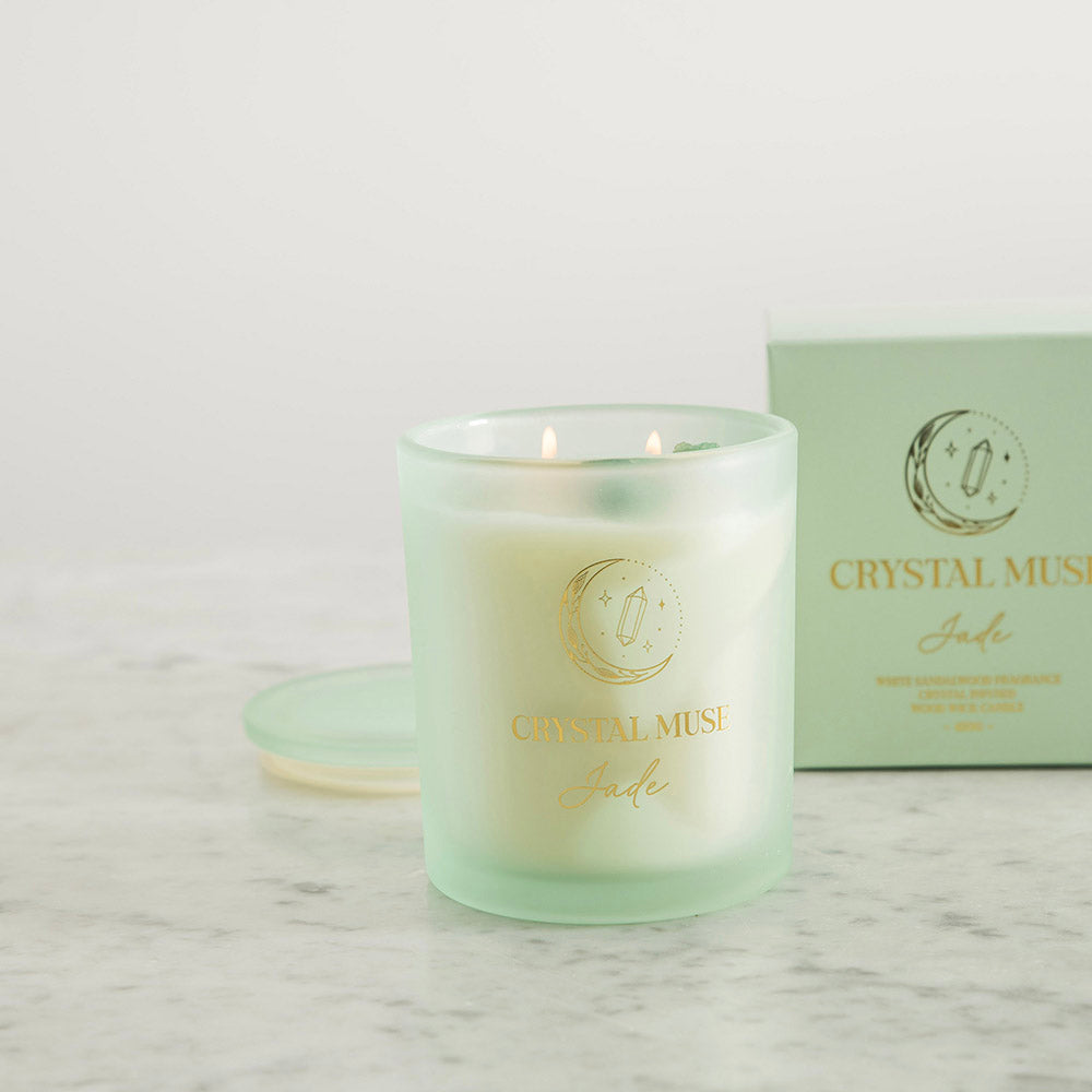 Crystal Muse Jade Candle