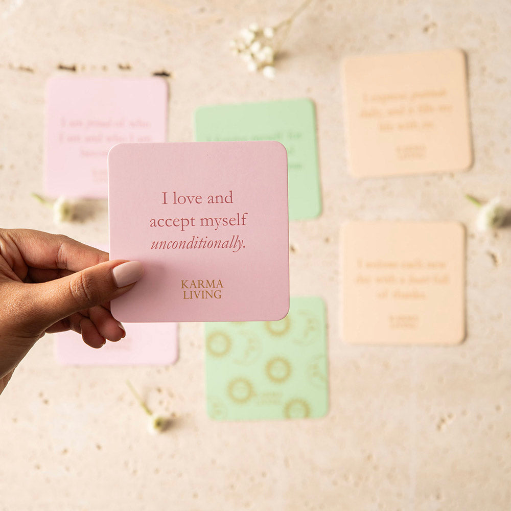 Karma Living Gratitude Affirmation Cards
