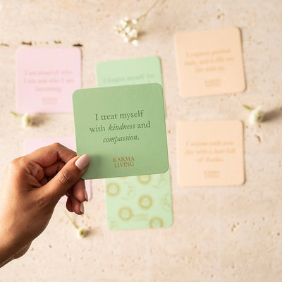 Karma Living Gratitude Affirmation Cards