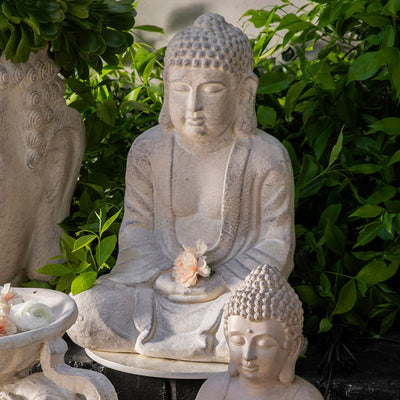 Buddha Sitting Statue Sandstone 50x36cm