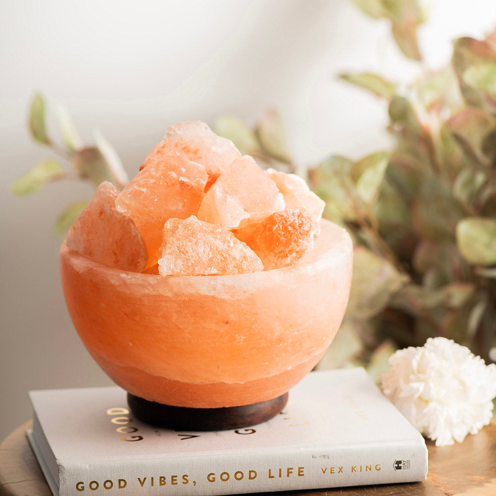 SALT LAMP Bowl with Rocks 3.5kg