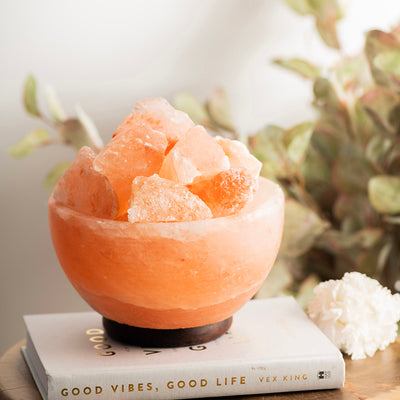 SALT LAMP Bowl with Rocks 3.5kg
