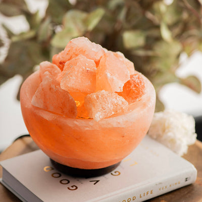 SALT LAMP Bowl with Rocks 3.5kg