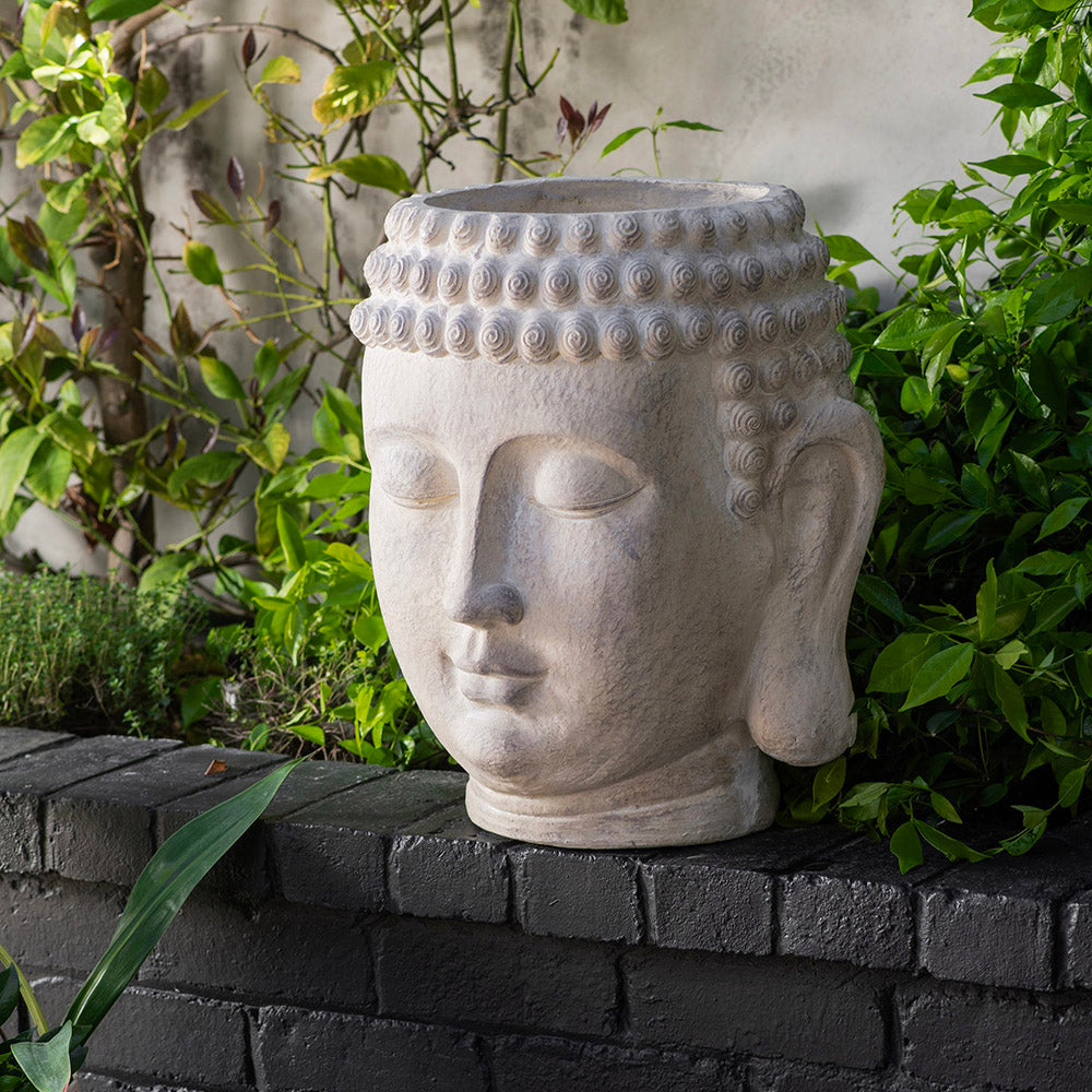 Buddha Head Statue Sandstone 52x43cm