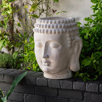 Buddha Head Statue Sandstone 52x43cm