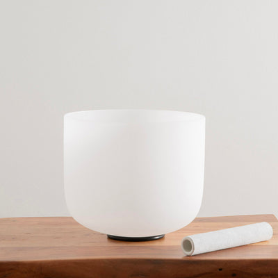 Quartz Crystal Singing Bowl 23cm Heart - Note F