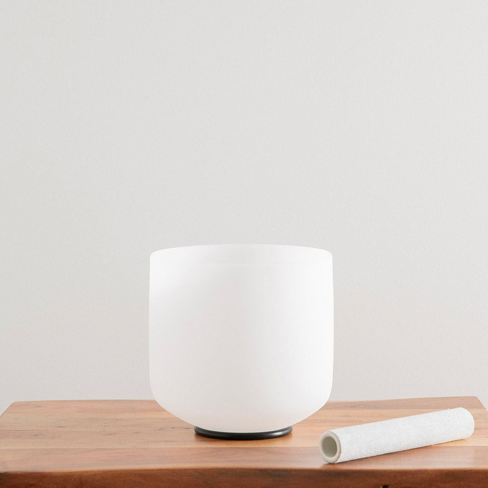 Quartz Crystal Singing Bowl 18cm Third Eye - Note A