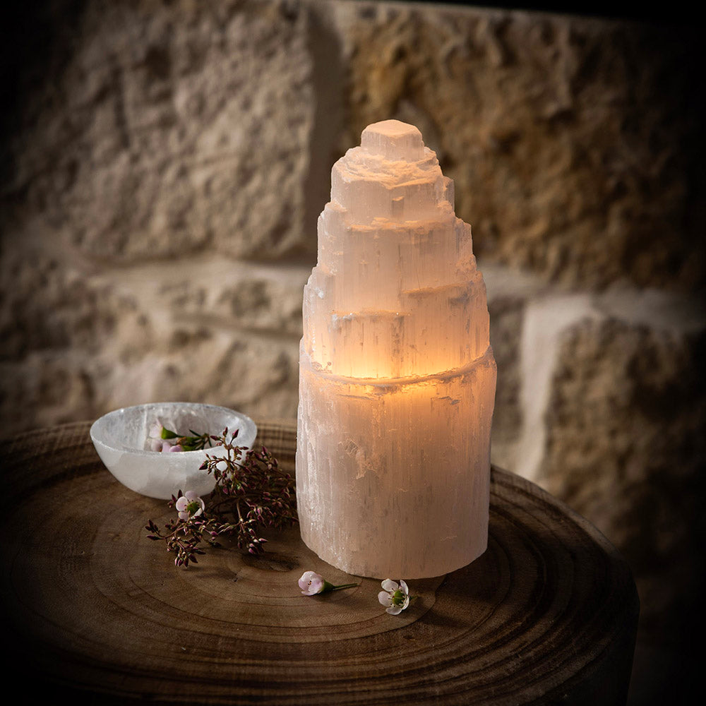 Selenite Tower 18-20cm