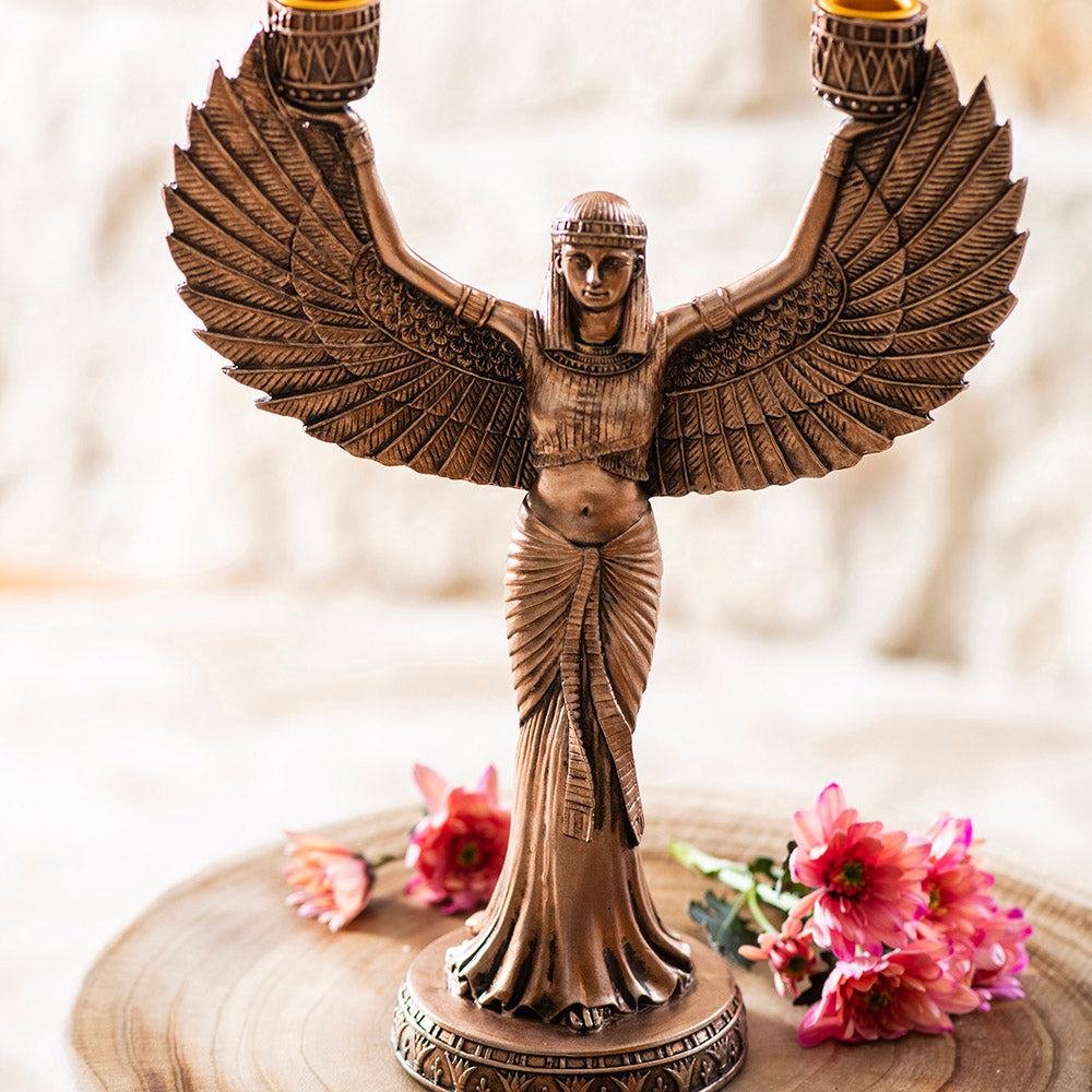 Isis Statue Copper Colour 32cm