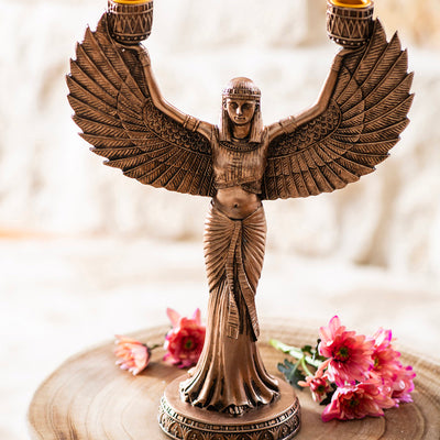 Isis Statue Copper Colour 32cm