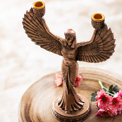 Isis Statue Copper Colour 32cm