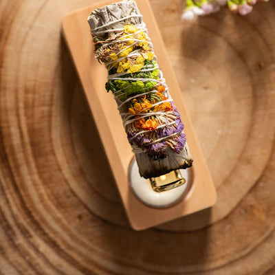 Beech Wood Smudge Stick Holder
