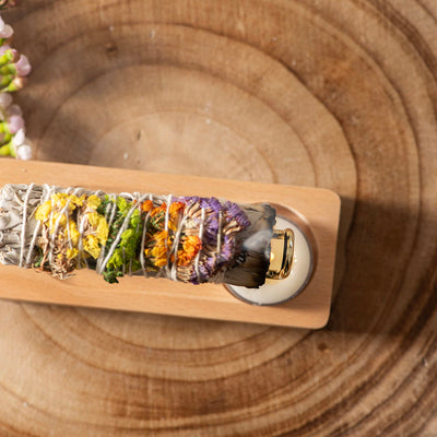 Beech Wood Smudge Stick Holder