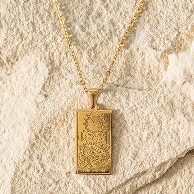 Tarot Gold Plated Necklace