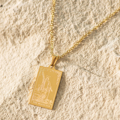 Tarot Gold Plated Necklace