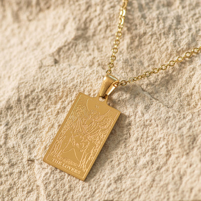 Tarot Gold Plated Necklace